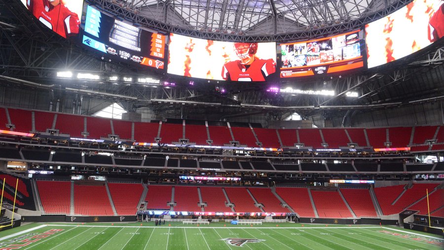 Mercedes-Benz Stadium's roof will be open for Falcons-Packers game, weather  permitting