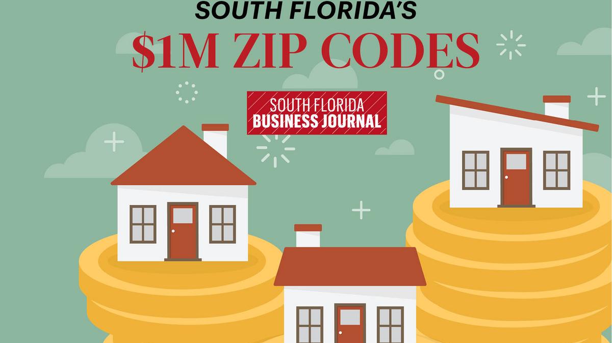 South Florida Zip Codes With The Most 1m Homes In 2017 According To Zillow South Florida 5692