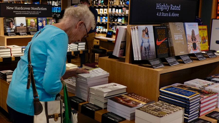 shuttering its physical bookstores and 4-star shops : NPR