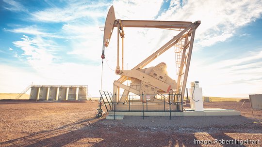 Fracking Oil Well