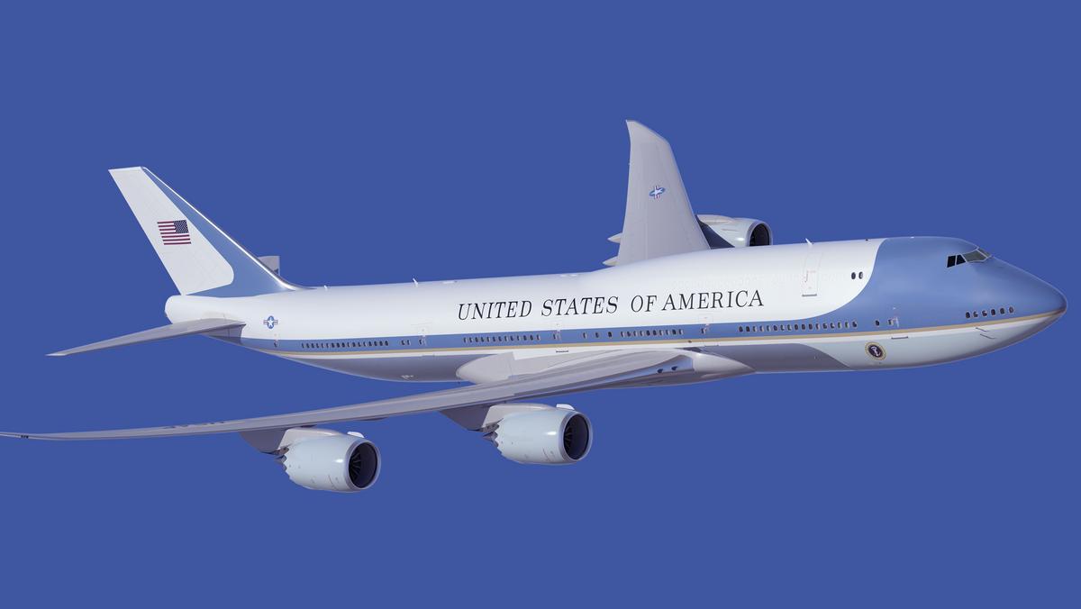 Air Force One 747 jumbo jets 