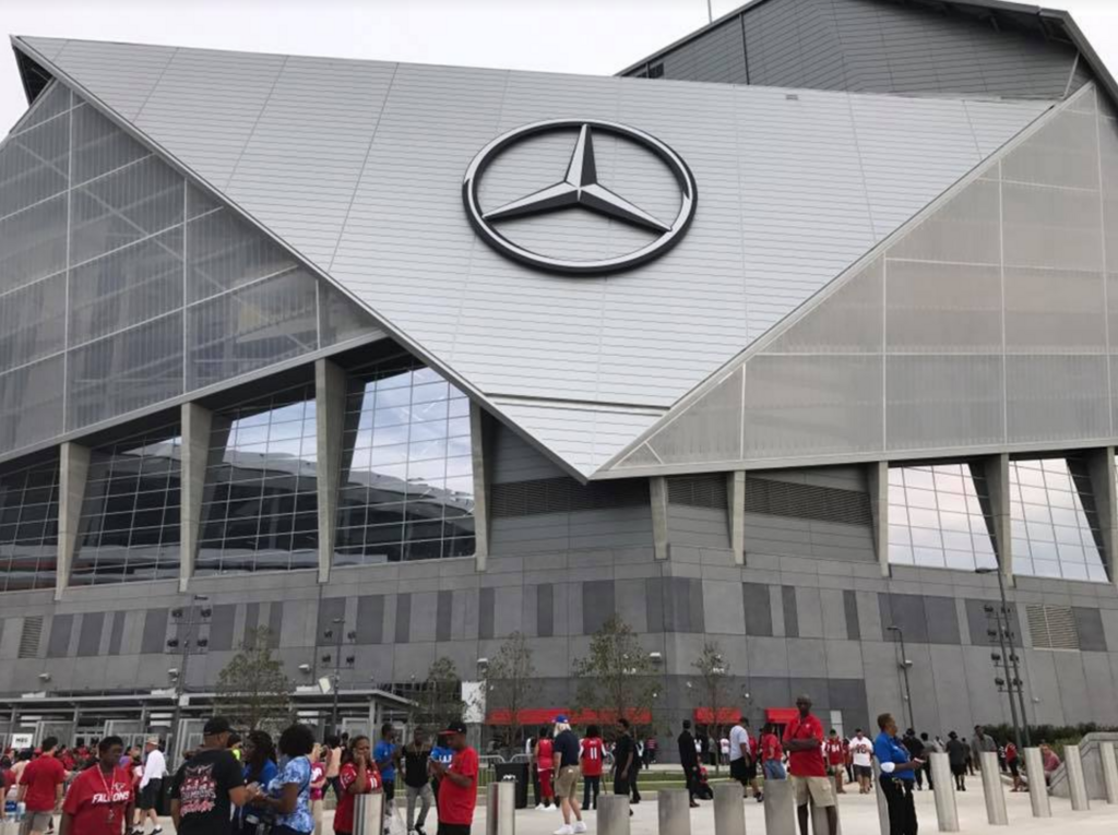 Days away from opening, here's what Mercedes-Benz Stadium looks like now -  Atlanta Magazine