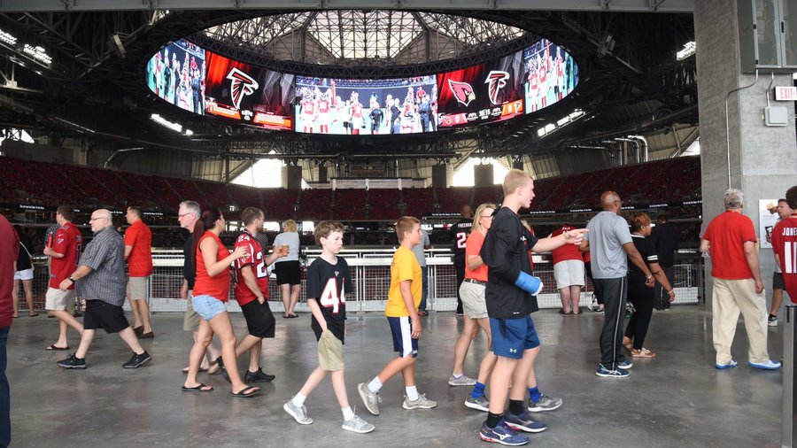 Mercedes-Benz Stadium's roof will be open for Falcons-Packers game, weather  permitting