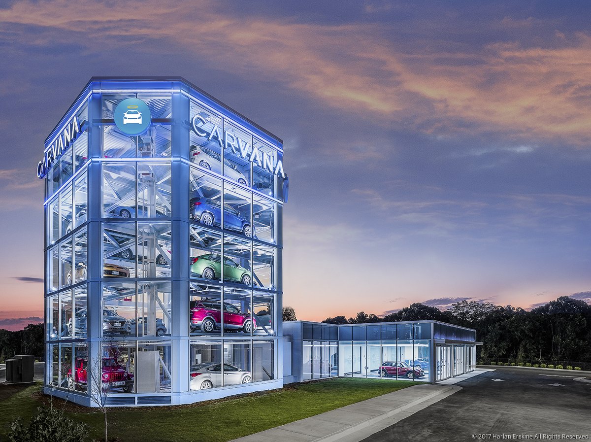 Carvana opens its sixth car vending machine Phoenix Business Journal