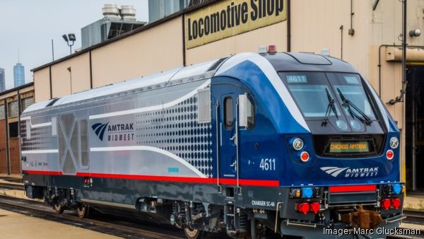 Amtrak running new high tech locomotives on Hiawatha line