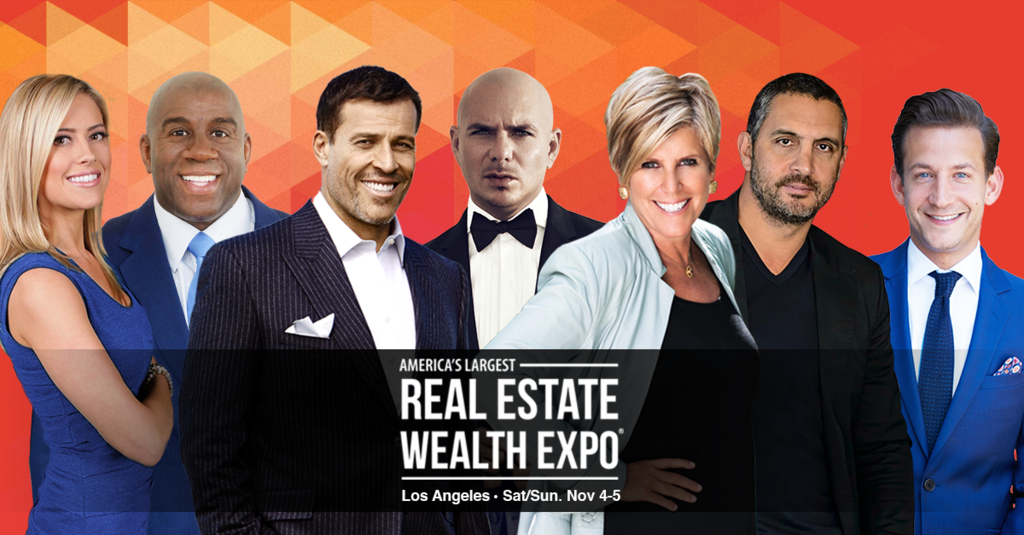 Image result for pitbull real estate wealth expo bay area tony robbins