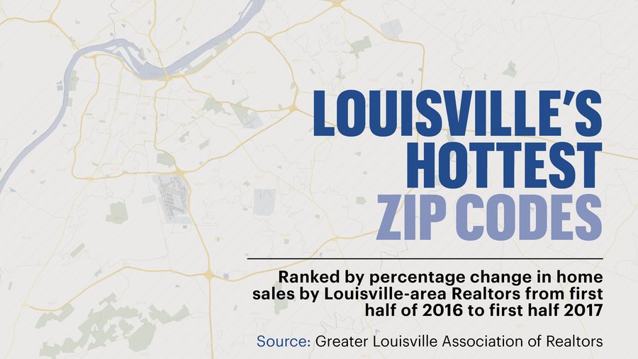 Louisville Zip Codes With Fastest Growth In Home Sales Louisville Business First 0115