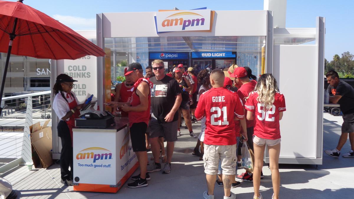 How the convenience store ampm helps Levi's Stadium speed concession  operations - Silicon Valley Business Journal