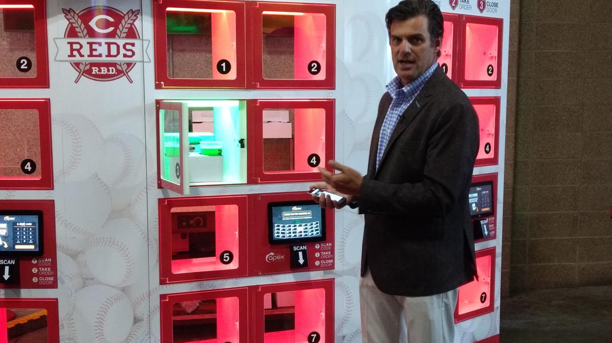 Reds launch first-of-its-kind automated concession pickup stations