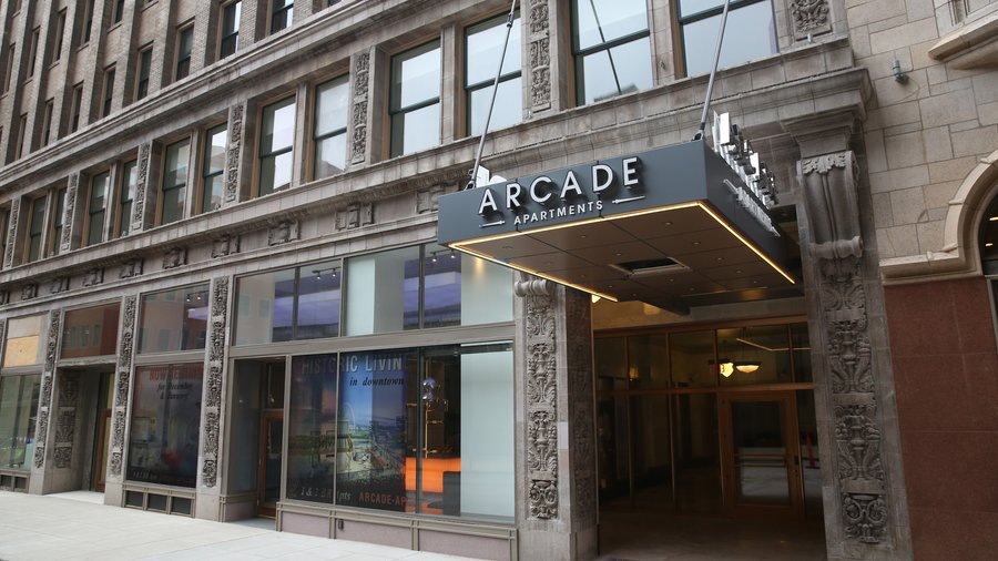 Arcade Building revamp upgrades dilapidated downtown space St. Louis
