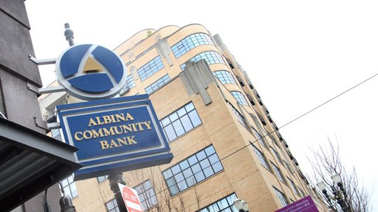 Albina Community Bank office