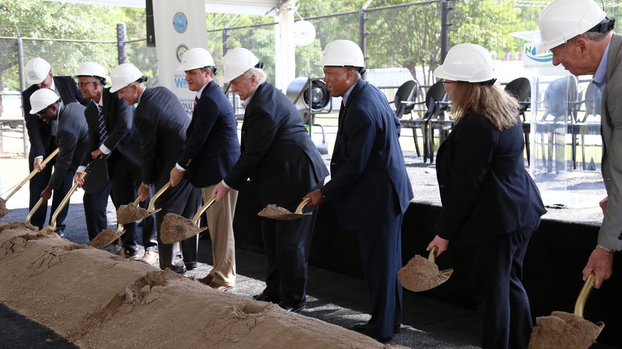 Northeast Water Purification Plant expansion groundbreaking held near