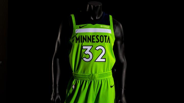 Timberwolves unveil neon green 'statement' jersey - Minneapolis / St. Paul  Business Journal