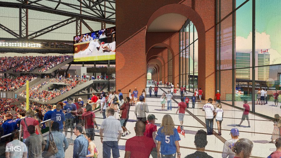 HKS Designs Texas Rangers' New Stadium - Built