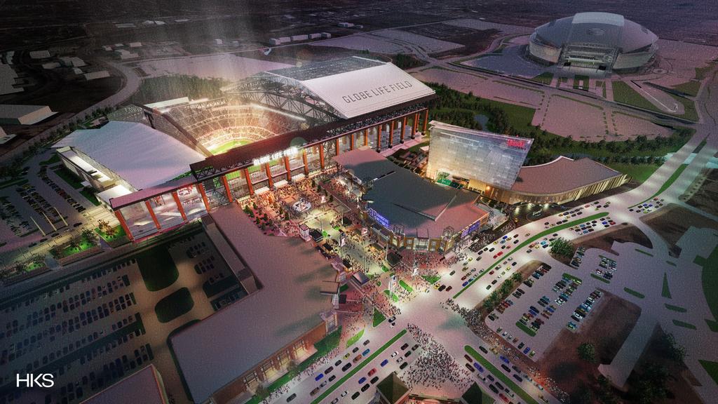 HKS Designs Texas Rangers' New Stadium - Built