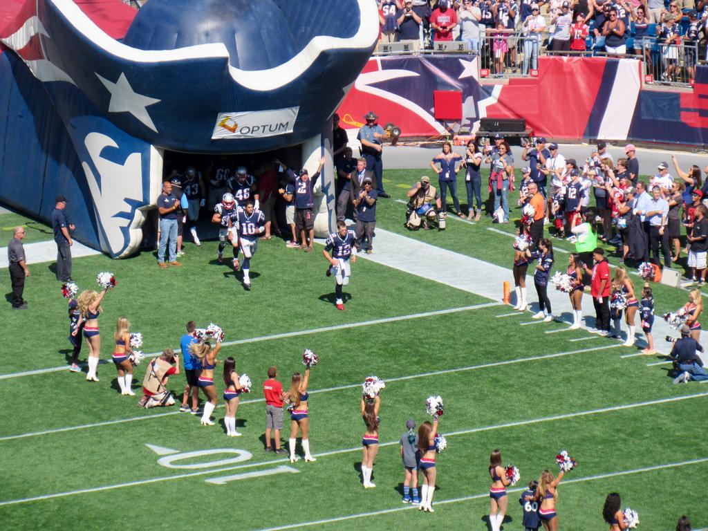 Patriots, JetBlue unveil new amenities at Gillette Stadium as players take  a knee - Boston Business Journal