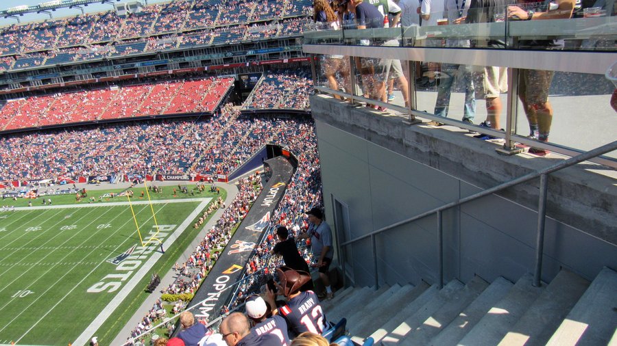 Patriots, JetBlue unveil new amenities at Gillette Stadium as players take  a knee - Boston Business Journal