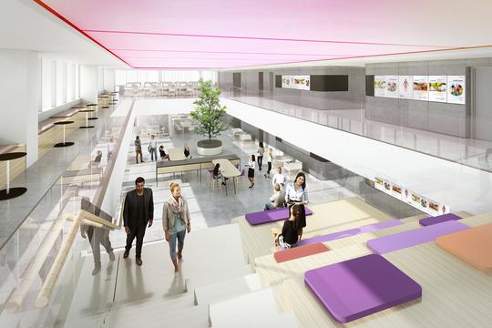 Outcome Health Bleacher - Gensler Rendering