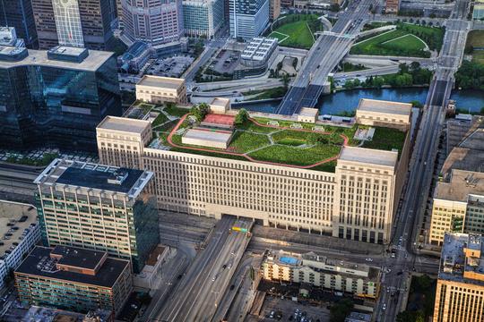 Gensler Rendering - Roof Aerial