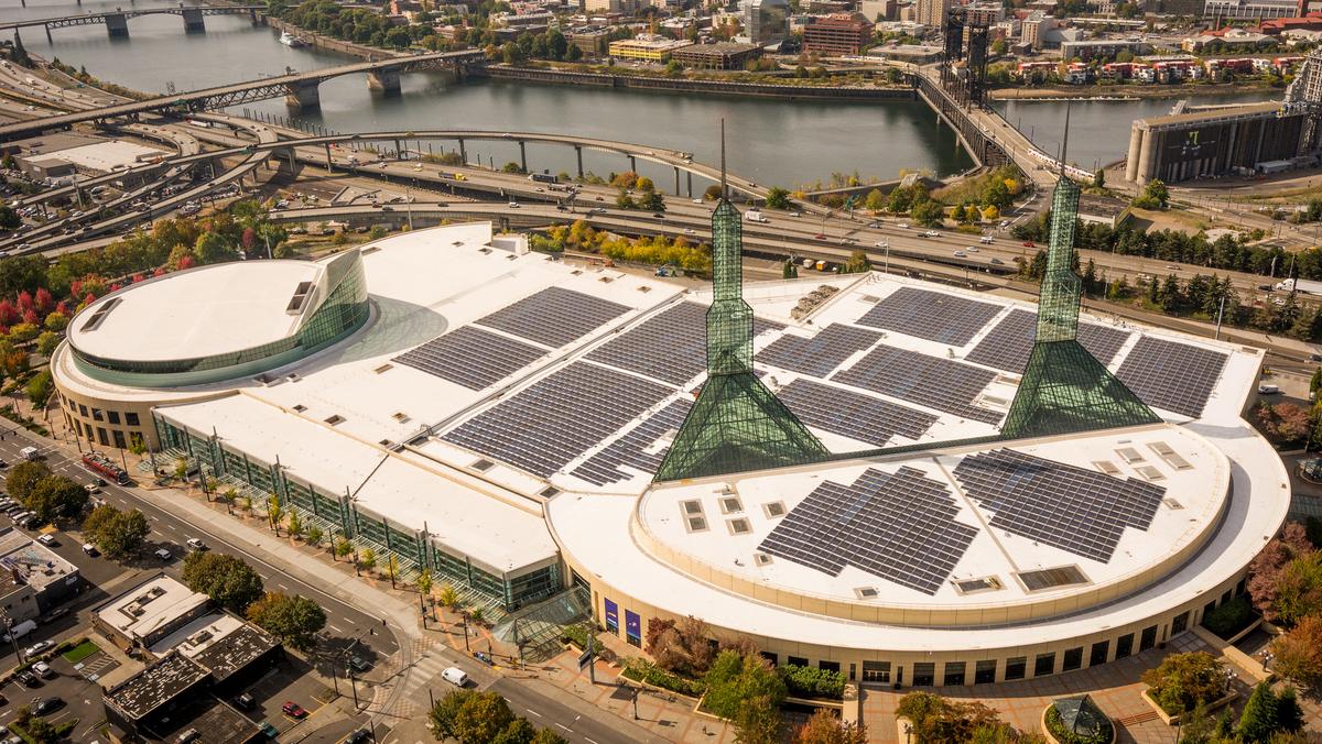 Oregon Convention Center investments in energy efficiency and solar