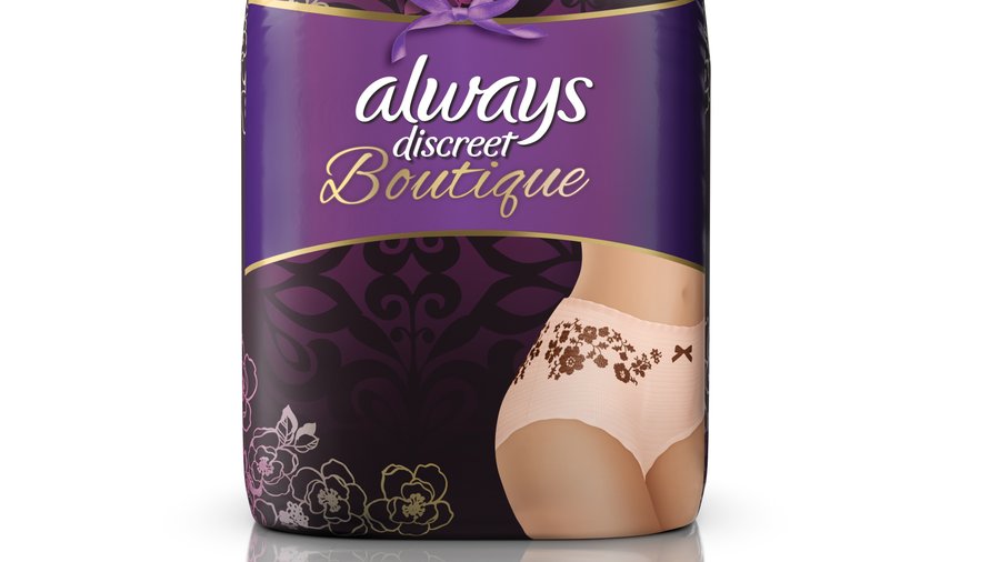 P&G launches Always Discreet Boutique line of bladder leak underwear for  women - Cincinnati Business Courier