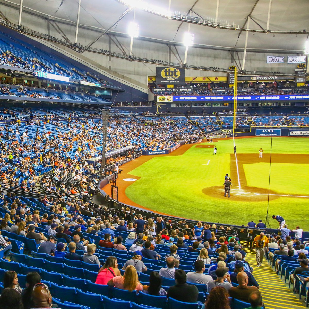 Tampa Bay Rays will close upper deck seating at Tropicana Field