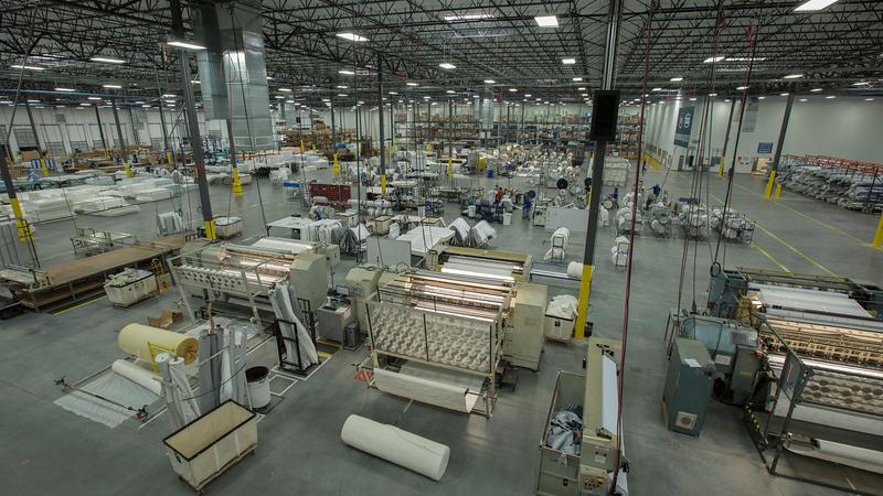 simmons beautyrest manufacturing plants