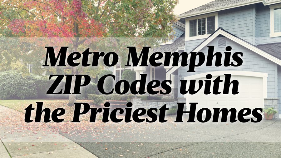 Ranked Metro Memphis ZIP codes with the priciest homes based on Esri data for Memphis