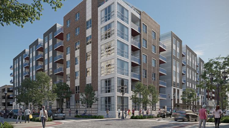 Final Design For The Edge On Fourth Apartments In Downtown An Updated Exterior Rendering Of The Edge On Fourth Apartment Complex South Street In