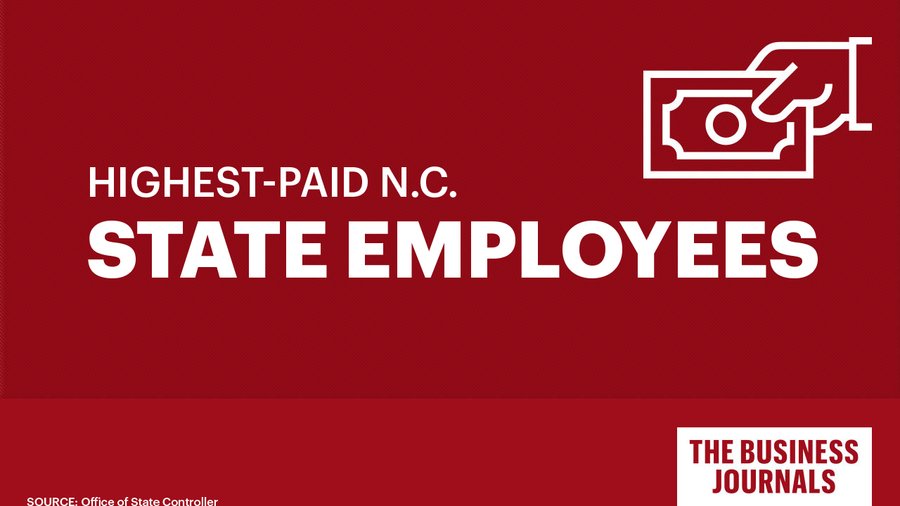 Here are the highestpaid North Carolina government employees