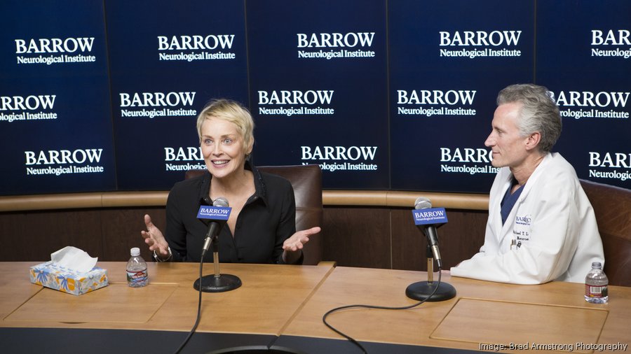 Actress Sharon Stone travels to Phoenix to welcome Barrow