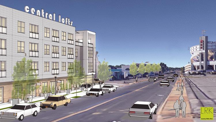 cooper young apartments almost done developers prep project on central near liberty bowl memphis business journal