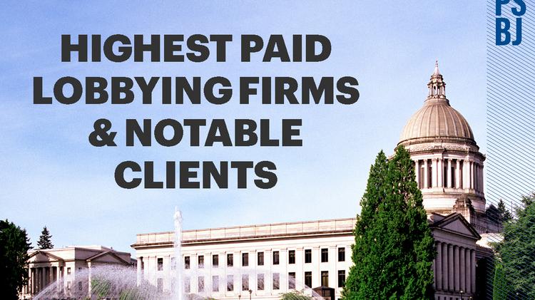 indsprøjte Åh gud build Washington's top-paid lobbying firms – and who's paying them - Puget Sound  Business Journal
