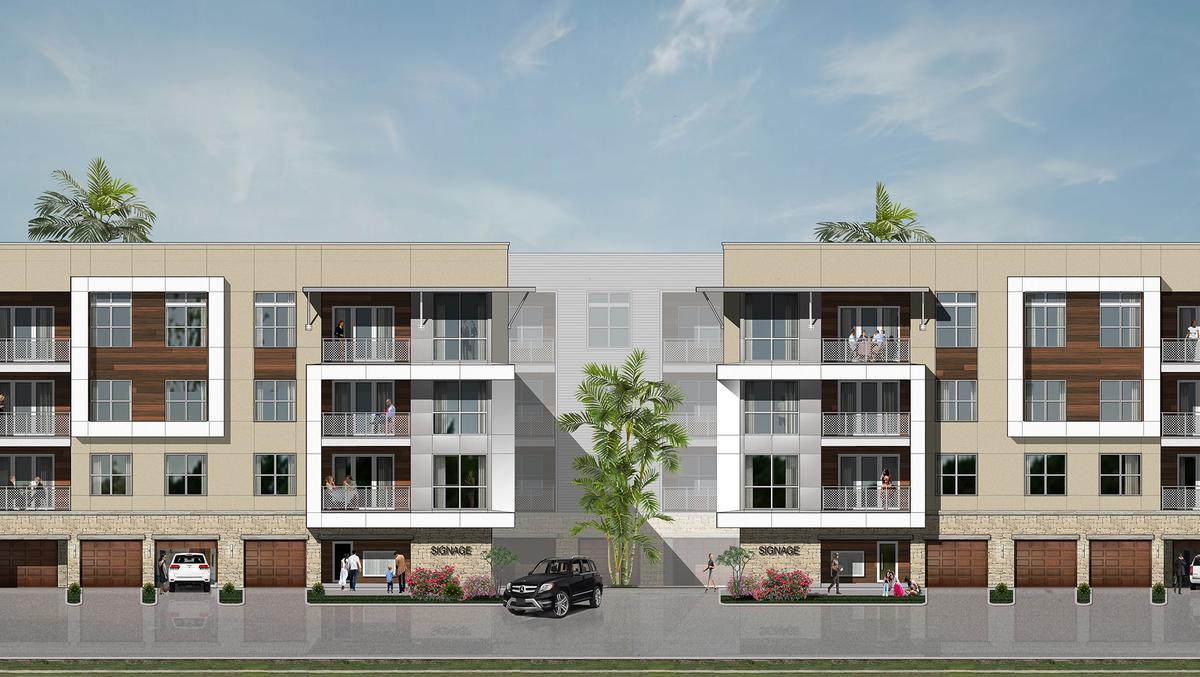 Apartment project near The Rim at the southwest corner of
