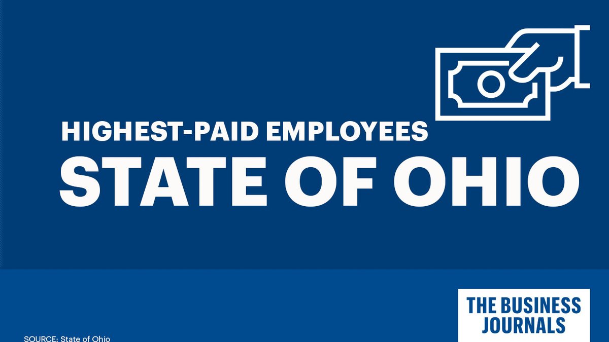 State of Ohio salaries database, highestpaid Ohio officials Columbus