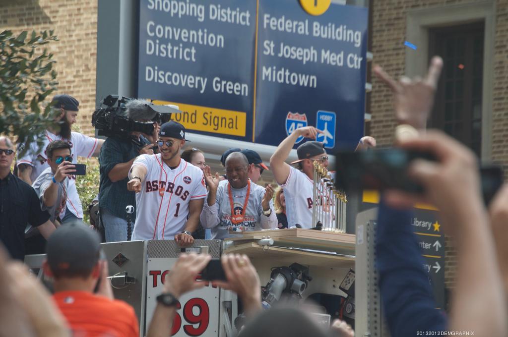 PHOTOS: Celebrity sightings on the Astros World Series parade route