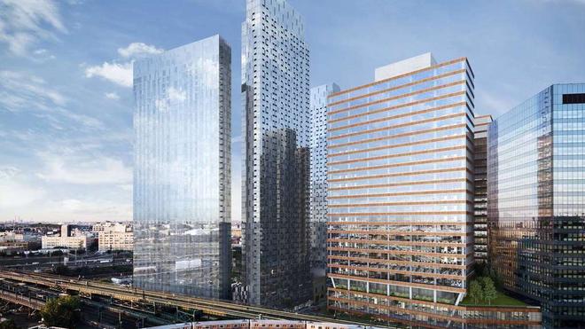 ワシントン 8 Court Square's Façade Takes Shape in Long Island City