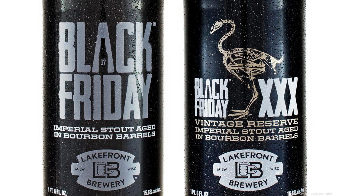 Lakefront Brewery will offer two — count 'em — two Black Friday beers