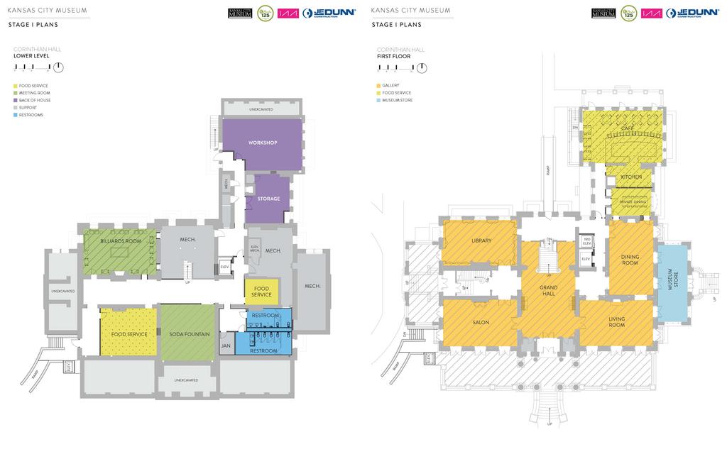 The Kansas City Museum Floor Plan