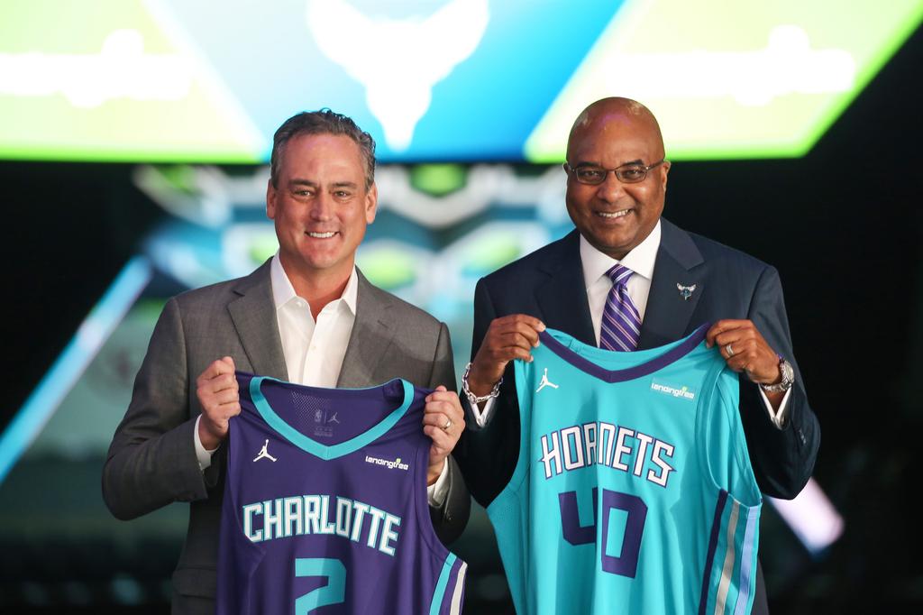 Photo Gallery: Charlotte Hornets new jersey unveiled - Land-Grant Holy Land
