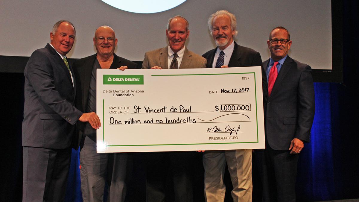 Delta Dental Foundation donates 1 million to St. Vincent de Paul Dental Clinic Phoenix