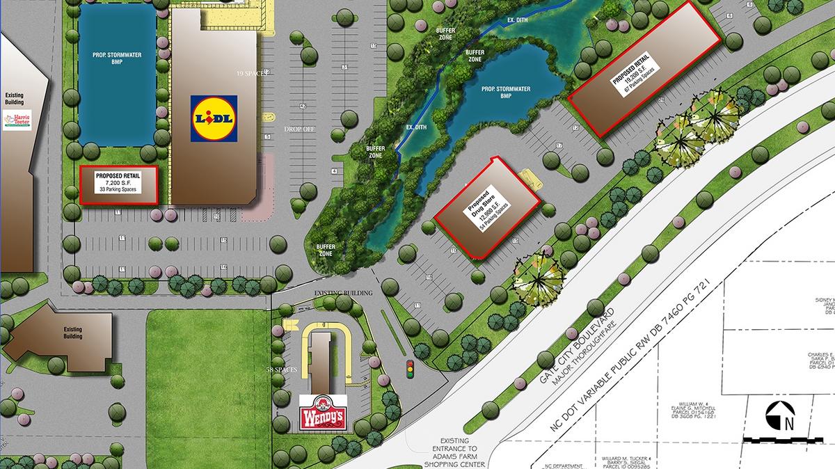 Lidl prepares to build at The Shoppes at Sedgefield Crossing in