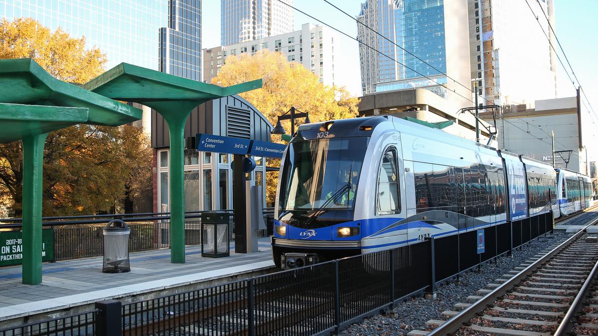 Looking Back Ahead On 10 Year Anniversary Of Charlotte S Lynx Blue Line Charlotte Business Journal