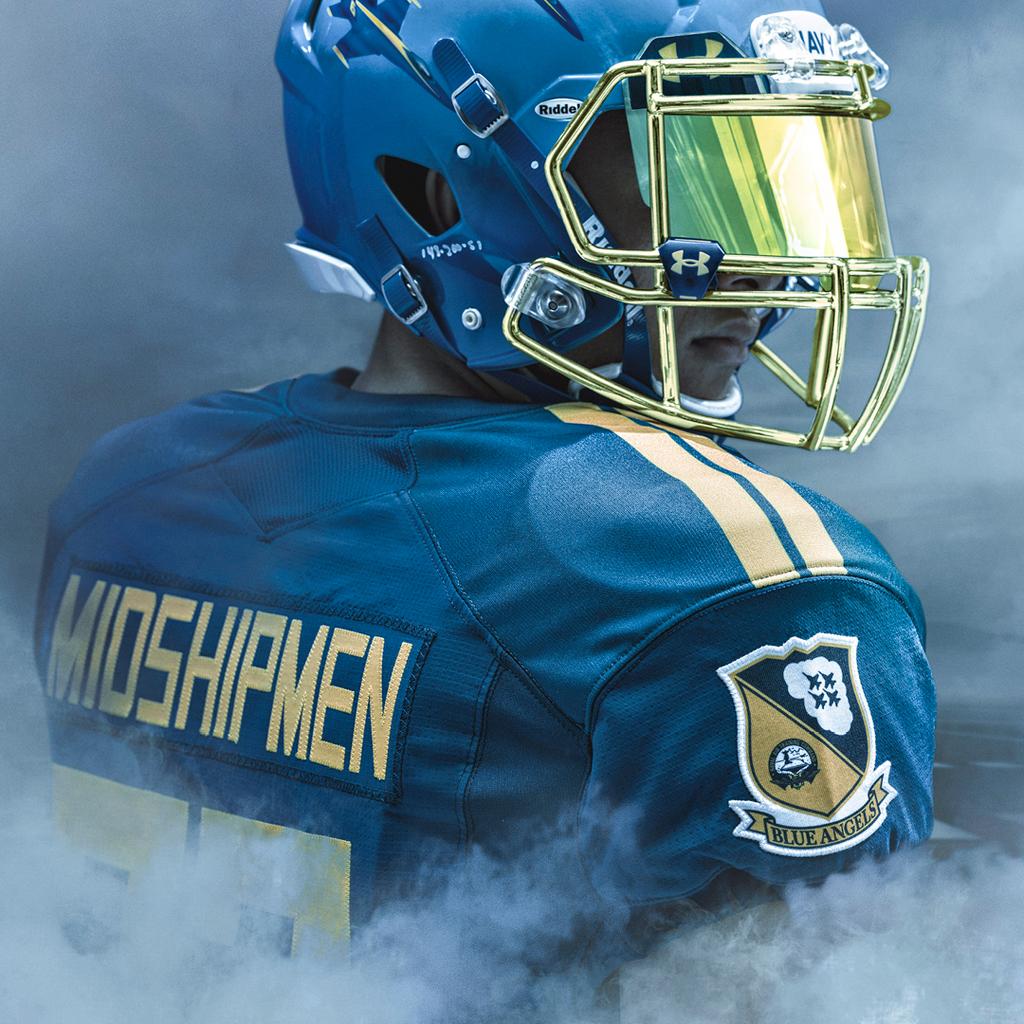 Navy and Under Armour unveil the 2020 Army-Navy uniform that celebrates 175  years of the United States Naval Academy - Naval Academy Athletics