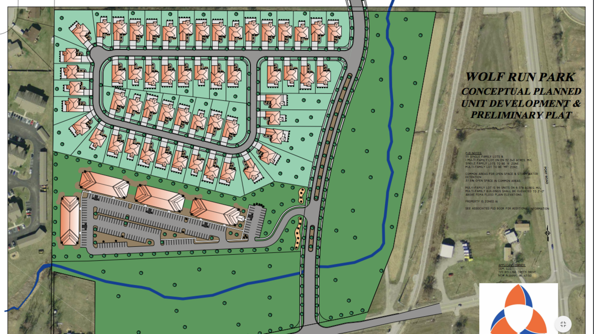 Subdivision, apartments proposed in Jeffersonville near River Ridge