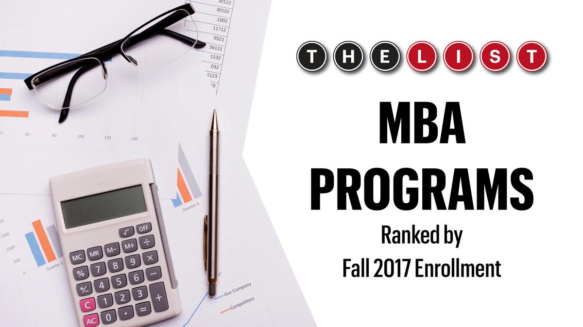 The List South Florida's Largest MBA Programs of 2017 South Florida