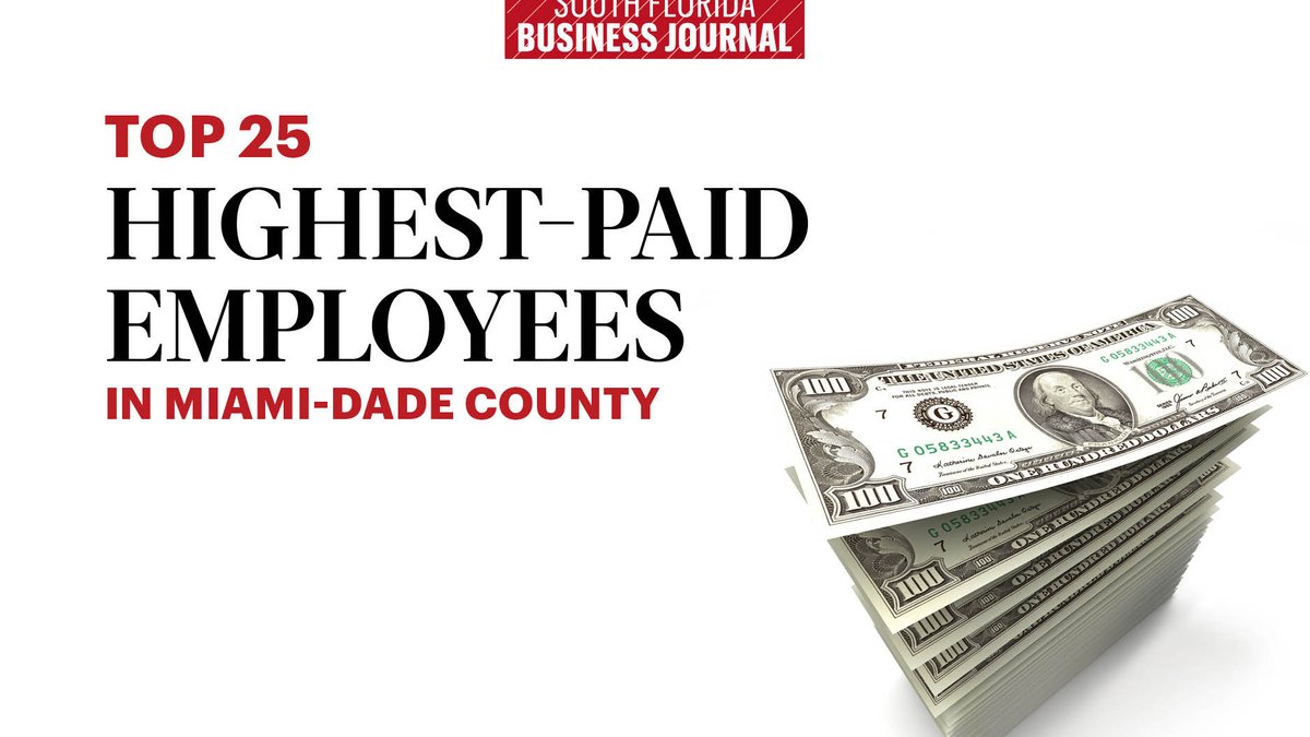 Which MiamiDade County employees make the most money? South Florida