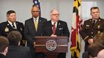 Gov. Larry Hogan announced Tuesday a package of three bills and several immediate actions aimed at combating gang violence in Baltimore City.