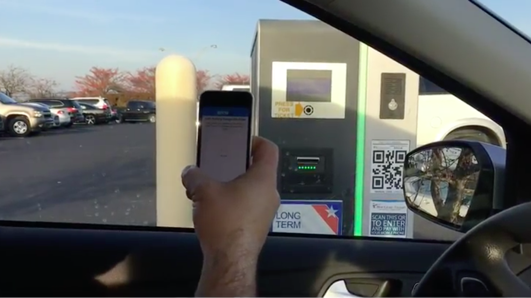 Travelers can use Arriv.io to park at Lexington Bluegrass Airport in