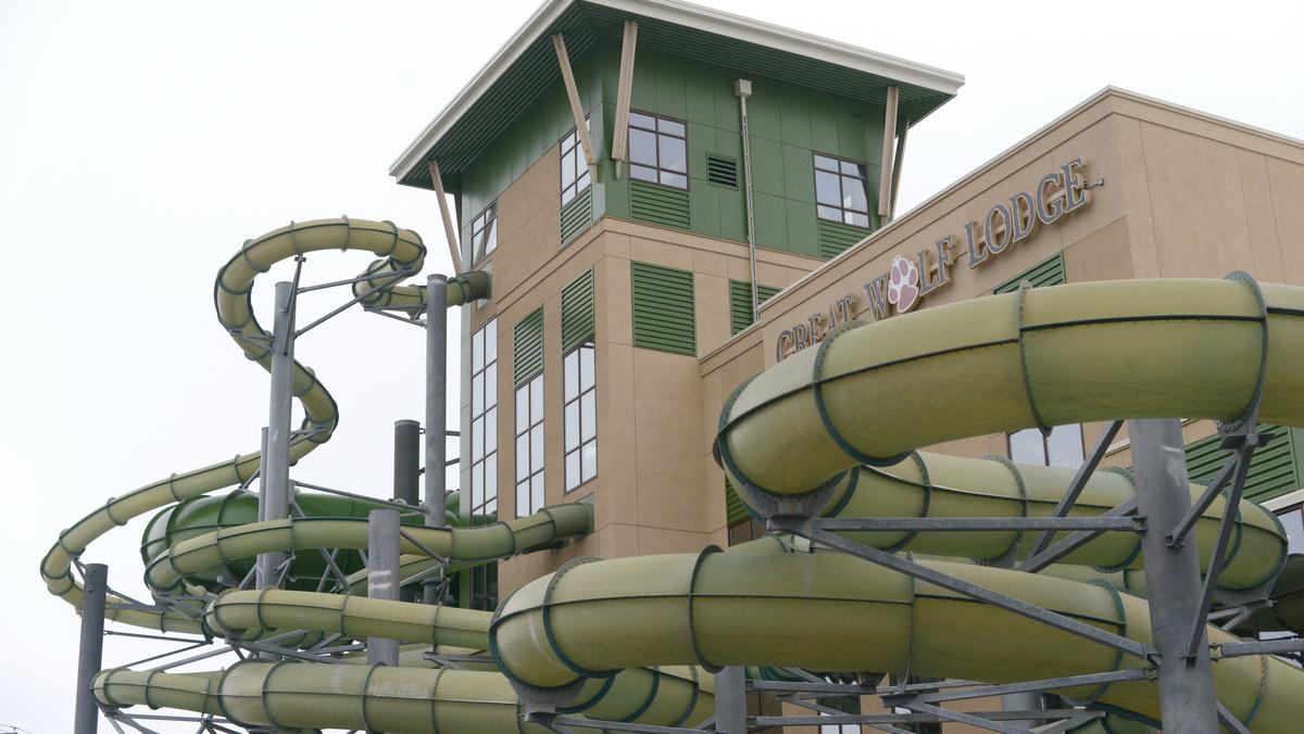 $100M, 350-room Great Wolf Lodge resort with an indoor water park to